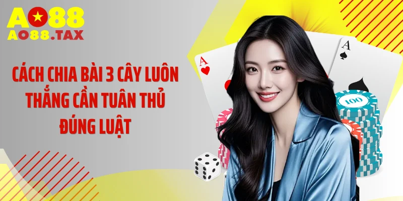 Cách chia bài 3 cây luôn thắng cần tuân thủ đúng luật